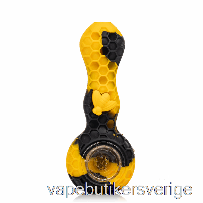 Vape Sverige Stratus Bee Silikon Sked Sol (svart / Gul)